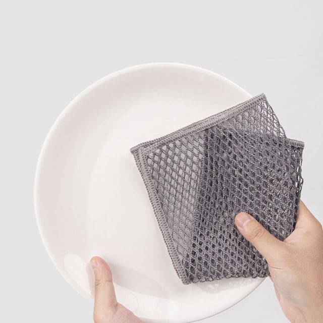 RKSTN Kitchen Bedroom Rag Kitchen Table Cleaning Cloth Fiber Bathroom Decontamination Cloth Multi Purpose Cleaning Absorbent Cloth Kitchen Gadgets