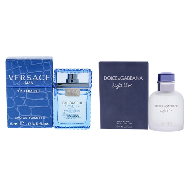 Versace Man Eau Fraiche and Light Blue Kit by Various Designers for Men