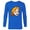 Navy, variant on Disney Peter Pan Wendy Darling Big Face Costume - Long Sleeve T-Shirt for Men - Customized-White