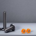 thumbnail image 1 of PENIKOKO 5 Pcs Cabinet Sliding Pulley For Improved Functionality In Furniture Orange, 1 of 6