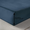 thumbnail image 4 of Sábana bajera LANE LINEN king size, 100% algodón orgánico, azul marino, 4 of 9
