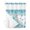 Blue, variant on No Hook Shower Curtain, Christmas Coastal Small Shower Curtains with Snap in Liner, Blue Pine Tree Ocean Starfish Conch Coral Waterproof Washable Fabric Bathroom Curtain Set, 36" x 72"