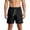 Black, variant on Big & Tall Men's Athletic Shorts 6" Inseam Running Quick Dry Short Pants Above Knee Length with Zipper Pockets Activewear