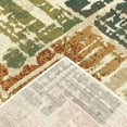 thumbnail image 5 of HomeRoots 508792 8 x 10 ft. Beige Terracotta Green Navy & Gray Abstract Power Loom Stain Resistant Rectangle Area Rug, 5 of 5