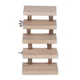thumbnail image 5 of 10cm Hamster Parrot Natural Wooden Ladder Toys 3/4/5/6/7/8 Layers Climbing Stairs Pet Cage Accessories, 5 of 9