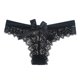 thumbnail image 1 of Lace T-Back Panties For Women Sexy Lingerie Bow Seamless Low Waist G-String Female Christmas Underwear, 1 of 4