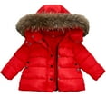 thumbnail image 3 of Esaierr 6 Months-7 Years Baby Girls Cotton Hooded Jacket Coats for Baby Toddler,Warm Windproof Coats Jacket,Fall Winter Coats Outwear Clothes, 3 of 7