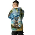 thumbnail image 5 of Australian Cattle Dog Hello Summer Beach Theme with Sunglasses and Tropical Cocktail All Over Print 3D Hoodie Unisex Merch Hoodies Heeler Lover Gifts - 00009, 5 of 6