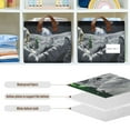 thumbnail image 4 of Yayeee Foldable Storage Basket for Shelves with Handles Waterproof Cloth Bins, Astronaut with Beer, 4 of 7