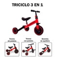 thumbnail image 3 of Triciclo 3 en 1 para Niños Multifuncional Bicicleta de Equilibrio con Pedales, 3 of 5