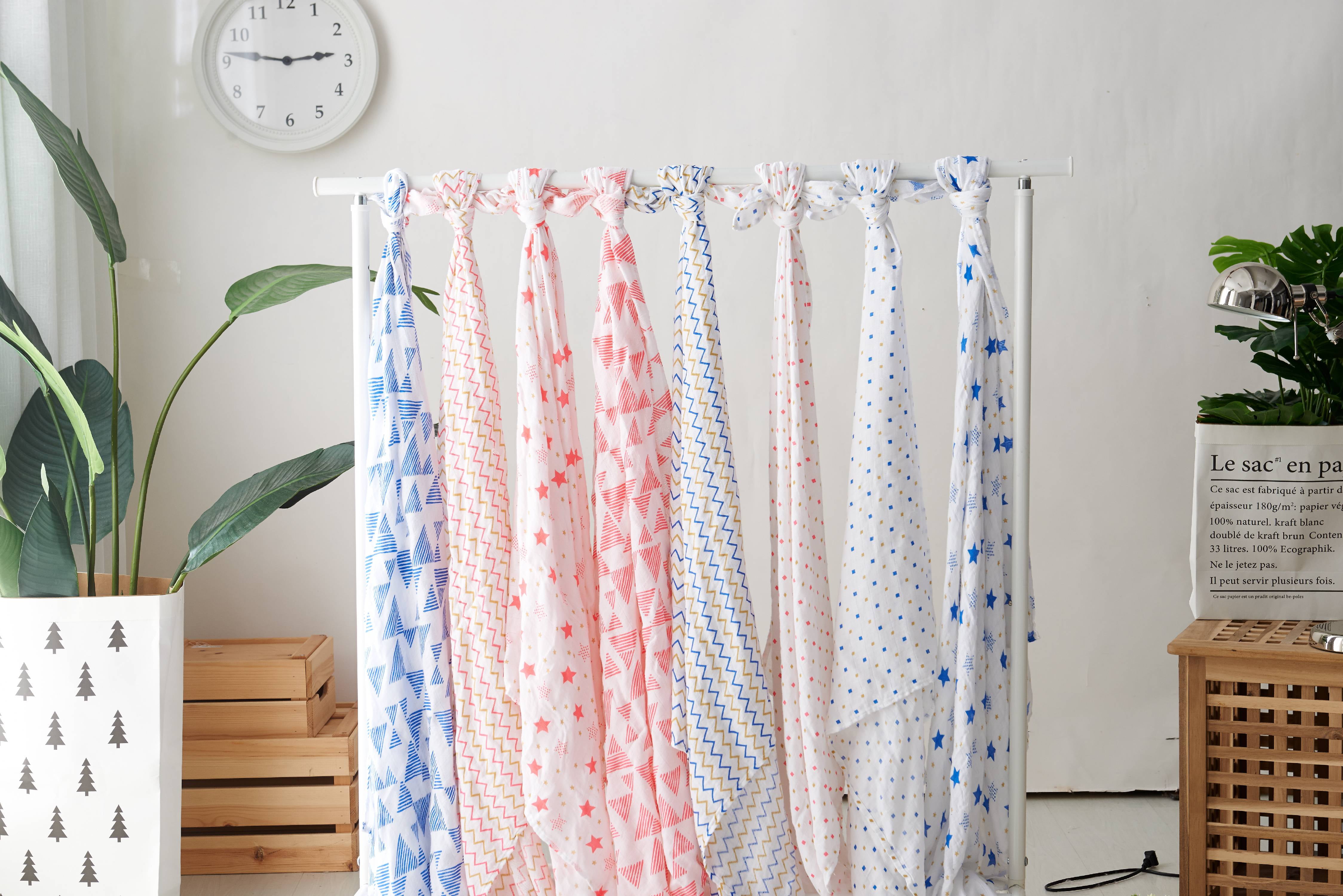 Muslin Swaddle Blankets 100 Soft Organic Cotton Swaddle Blanket