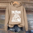 thumbnail image 2 of WZXFASHION Autumn Ladies Casual Comfortable Plus Velvet Fresh Sweet Color Matching Sweater Female Summer Savings Clearance wool pullover sweater, 2 of 4