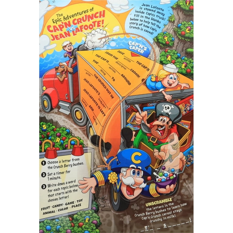 Cap'n Crunch's Oops All Berries® Cereal - Walmart.com