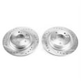 thumbnail image 2 of Power Stop Rear Pair of Drilled and Slotted Brake Rotors JBR1749XPR, 2 of 4