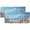 Pattern-1, variant on Beach Kitchen Window Curtain Valance Ocean Seaside Seashells Starfish Coastal Natural Scenery Window Treatment for Living Room Bedroom Bathroom 54 by 18 in, 1 Panel