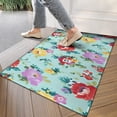 thumbnail image 4 of Pioneer Flower Floral Print Pattern Door Rugs,Washable Non Slip Door Mats Indoor,Decorative Door Mats,Entry Mat Indoor for Entrance,Bedroom,Kitchen,Bathroom,17"x30", 4 of 6