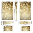 thumbnail image 3 of Skin Sticker for PS5 Slim Standard PS5 Pro Disc Digital Edition Console and Controllers Decals for Playstation 5 (Elegant Gold Christmas Snowflake ,PS5 Pro Standard), 3 of 5