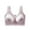 Purple-02, variant on Front Closure Bras for Women Wire Free Posture & Mastectomy Support, Breathable Everyday Comfort