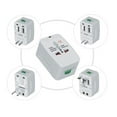 Alltopbargains Universal Travel Adapter European International China Adaptor Us Uk Au Eu 9040