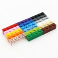 thumbnail image 3 of 100pcs MOC Building Blocks Brick 1x4 3h 3010 Creative DIY Enlighten Basicsb Classic Sets Compatible Assembles Particles Toys red 100pcs, 3 of 6
