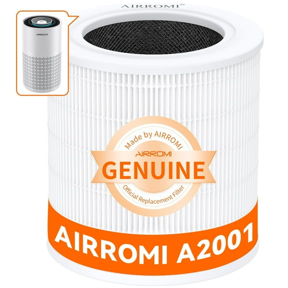 AIRROMI Air Purifier Replacement Filter, True HEPA Filter Replacement for A2001,1 Pack