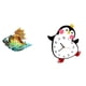 thumbnail image 1 of Figura De Pingüino De Caracola De Cristal, Reloj De Pared De Madera, Decoración Artística De Animales Marinos, Estatua Artesanal, Adorno Para El Hogar, La Oficina, La Entrada, La, 1 of 8