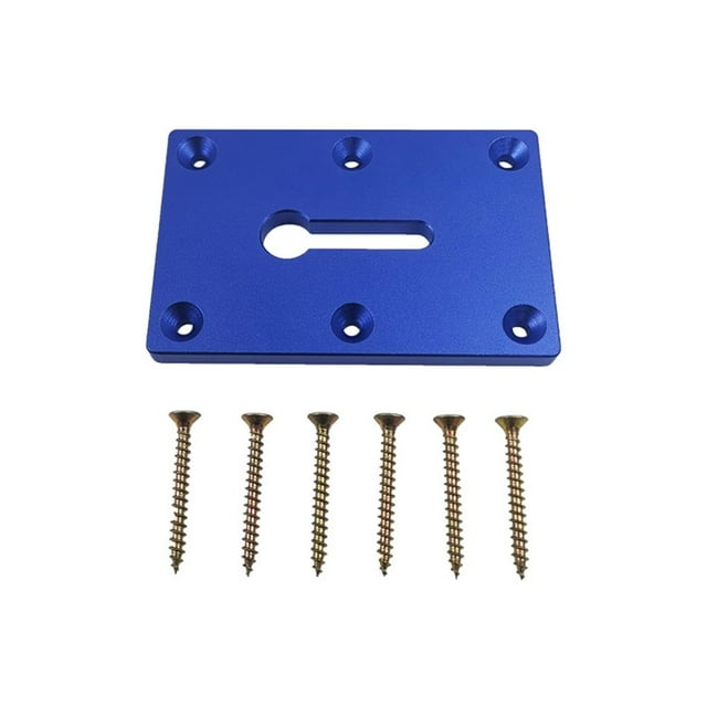 ruzhgo Aluminium Alliage Pinces Plaque de Montage Menuisier Table de Travail du Bois Fixation Fixation Outil