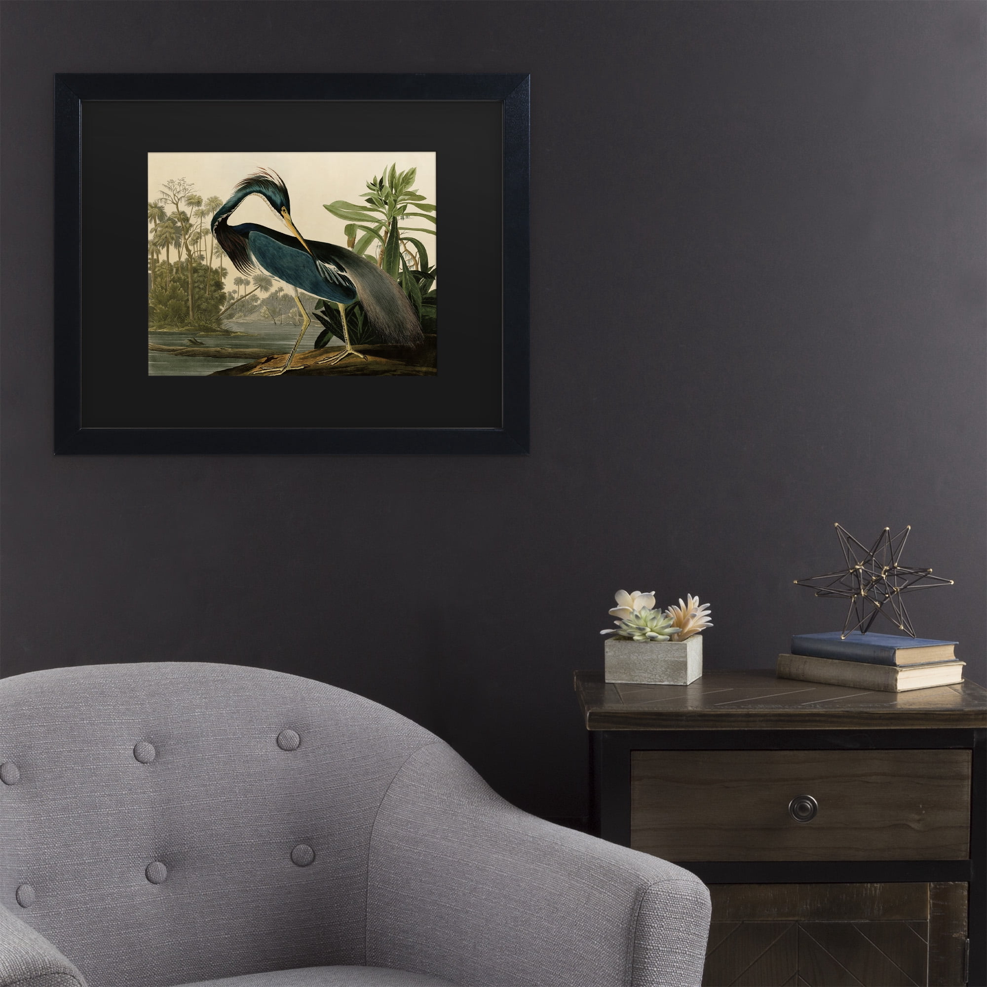 Trademark Fine Art 'Louisiana Heron' Canvas Art by John James Audubon