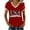 Red, variant on America 250 Vintage Patriotic V Neck T Shirt for Women 1776-2026 Faded Flag Graphic Tee Semiquincentennial Limited Edition Casual Streetwear Top for 4th of July, Dark Blue, XL