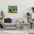 thumbnail image 2 of Stupell Industries Cows Grazing Modern Painting Animals & Insects Painting Gallery Wrapped Canvas Print Wall Art, 30 x 24, 2 of 7