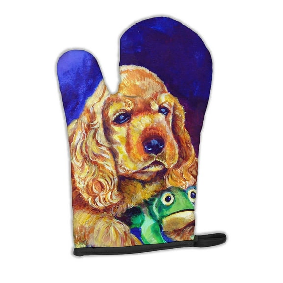 Caroline's Treasures Cocker Spaniel with Frog Oven Mitt