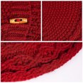 thumbnail image 3 of 18 Inch Knitted Christmas Tree Skirt,Knit Thick Tree Skirt,Rustic Farmhouse Christmas Tree Decor Xmas Holiday Home Party Decorations, 3 of 5