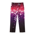 thumbnail image 6 of Cmtiyu Christmas Pajama Pants Women Christmas Printed Elastic Waist Drawstring Pajama Bottoms Casual Comfy Loose Lounge Sleep Capri Pants S-3XL, 6 of 6