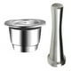 thumbnail image 2 of Cápsula Reutilizable Recargable Acero Inoxidable+Tamper para Nespresso (B), 2 of 2