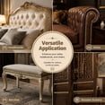 thumbnail image 7 of NOGIS 19.7ft D11mm Upholstery Tack Strip, Brass Decorative Nailhead Trim with Single Tacks, Antique Plated Upholstery Nail Strips Tool for Furniture Sofa Couch Chair Decor (Brass), 7 of 7