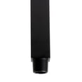 thumbnail image 6 of Black Matte 6" Square Ceiling Shower Arm, 6 of 6