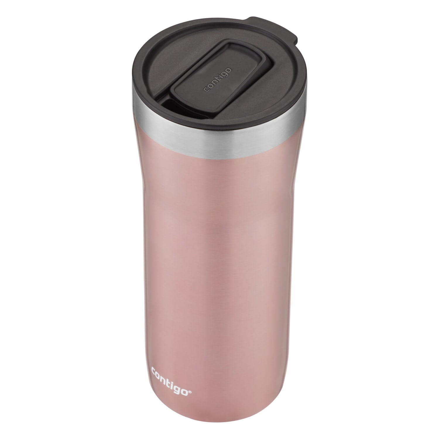 Contigo Streeterville Stainless Steel Tumbler with Plastic Straw and Splash-Proof Lid, Pineberry, 32oz.