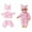 A7465 christmas decorations under 5$, variant on Reborn Doll Clothes under $5! Cagogo Reborn Doll Clothes 30cm, 12 Inch Simulation Doll Outfits, American Doll Doll Clothing, ToysGift for Puzzle Playhouse, Christmas Dress Set