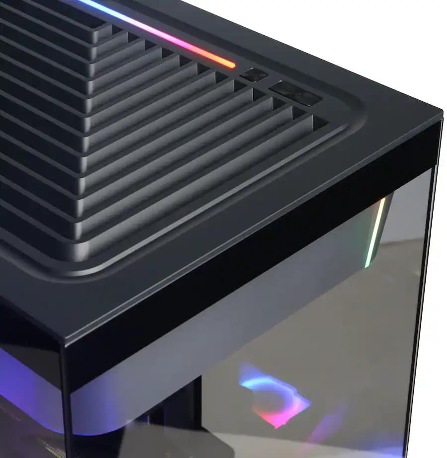 CyberPowerPC - Gaming Desktop - AMD Ryzen 7 8700F - AMD Radeon RX 7700 16GB - 16GB DDR5 - 1TB PCIe 4.0 SSD - Black