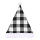 thumbnail image 1 of Wosthever Sombrero de Navidad Estilo simple Tocados Decoración Suministros para fiestas Adultos Niños Navidad Papá Noel Gorras a cuadros Adorno de Kits de decoración para fiestas Gris Wosthever HA070264-02, 1 of 6