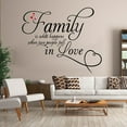 Wall Bedroom Decals Family Is Two People Fall In Wall Stickers Art Room