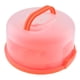 thumbnail image 5 of Blesiya - Contenedor de almacenamiento de plástico colorido para cupcakes y pasteles, caja portátil naranja, 5 of 8
