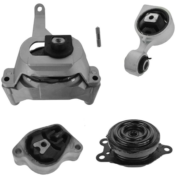 TRQ Engine & Transmission Mounts Kit Set of 4 for Nissan Altima 2.5L MTA36404