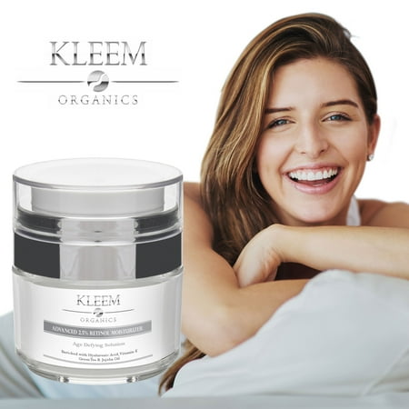 Anti Aging Retinol Moisturizer Cream For Face Neck Decollete With 2 5 Retinol And Hyaluronic Acid The Best Night Anti Wrinkle Cream For Men And Women Results In 5 Weeks Pack Walmart Canada