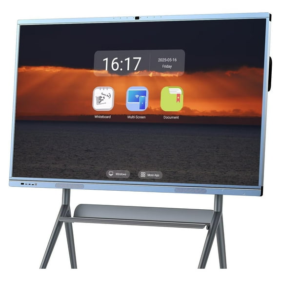 JYXOIHUB 4K Smart Board 65 Inch Interactive Whiteboard All-in-One, Touch Screen Computer with Dual System & Cloud Sharing Suitable for Classroom, Office & Presentations​(Include Wall Mount)