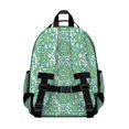 thumbnail image 3 of Paisley and Floral White Pattern Cute School Backpack Bag for School with Padded Back and Adjustable Shoulder Straps 15.25"x11.5"x5.25", 3 of 5