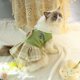 thumbnail image 3 of Vestido para gatos Vestido de punto para perros y gatos Falda a cuadros para perros Ropa de moda para mascotas pequeñas y medianas Primavera y otoño Falda para perros de peluche, 3 of 5