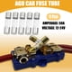 thumbnail image 2 of Ofertas Únicas 5 Pcs 0.39x1.50 Pulgadas Fusible de Vidrio Universal AGU 50A - Coche - Tubo Metalizado Plateado, 2 of 7