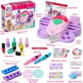 thumbnail image 3 of Set de esmaltes de uñas G.C Kids para niñas de 6 a 12 años con secador de uñas, 3 of 7