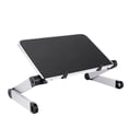 thumbnail image 1 of BRIGHTFUFU Mesa portátil portátil de aluminio con soporte Mesa de escritorio Soporte con ventilación Soporte ergonómico (negro), 1 of 7